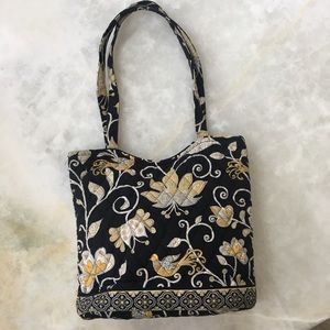 Vera Bradley Black And Yellow Tote Bag
